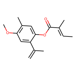 6-Methoxy 8,9-dehydro-thymyl tiglate