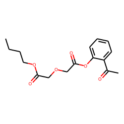 Diglycolic acid, 2-acetylphenyl butyl ester