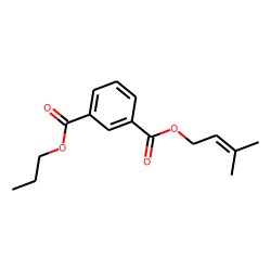 Isophthalic acid, 3-methylbut-2-en-1-yl propyl ester
