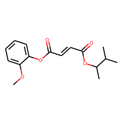 Fumaric acid, 2-methoxyphenyl 3-methylbut-2-yl ester