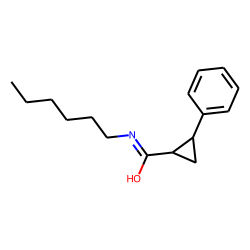 1-Cyclopropanecarboxamide, 2-phenyl-N-hexyl-