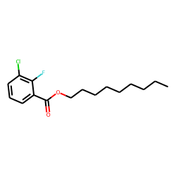 3-Chloro-2-fluorobenzoic acid, nonyl ester