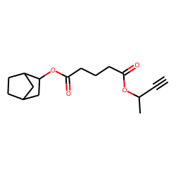 Glutaric acid, 2-norbornyl but-3-yn-2-yl ester