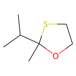 1,3-Oxathiolane, 2-methyl-2-isopropyl-