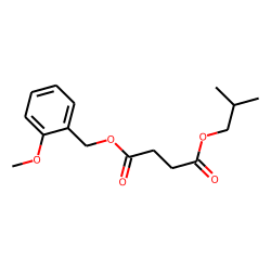 Succinic acid, isobutyl 2-methoxybenzyl ester