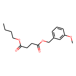 Succinic acid, butyl 3-methoxybenzyl ester