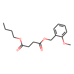Succinic acid, butyl 2-methoxybenzyl ester