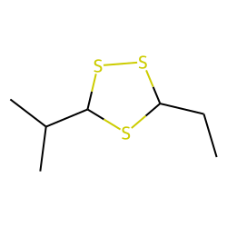 1,2,4-Trithiolane, 3-ethyl-5-(1-methylethyl), #1