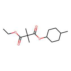 Dimethylmalonic acid, cis-4-methylcyclohexyl ethyl ester