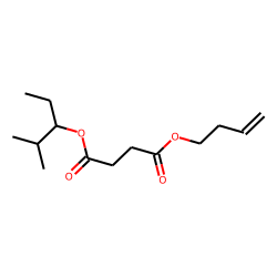 Succinic acid, 2-methylpent-3-yl but-3-en-1-yl ester