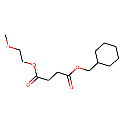 Succinic acid, cyclohexylmethyl 2-methoxyethyl ester