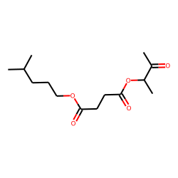 Succinic acid, isohexyl 3-oxobut-2-yl ester