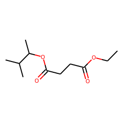 Succinic acid, ethyl 3-methylbut-2-yl ester