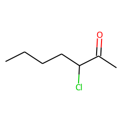 2-Heptanone, 3-chloro