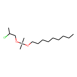 Silane, dimethyl(2-chloropropoxy)nonyloxy-