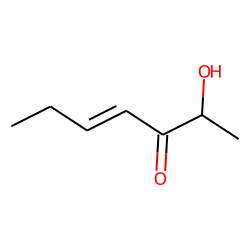 2-hydroxy-(E)-4-hepten-3-one