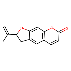 2-Isopropenyl-2,3-dihydrofuro[3,2-g]chromen-7-one