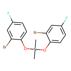 Silane, dimethyldi(2-bromo-4-fluorophenoxy)-
