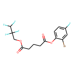 Glutaric acid, 2,2,3,3-tetrafluoropropyl 2-bromo-4-fluorophenyl ester