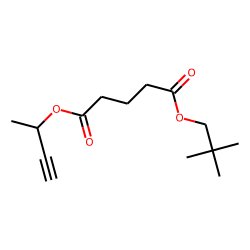 Glutaric acid, but-3-yn-2-yl neopentyl ester