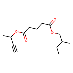 Glutaric acid, but-3-yn-2-yl 2-methylbutyl ester