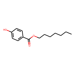 Benzoic acid, 4-hydroxy-, n-heptyl ester