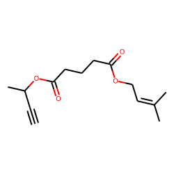 Glutaric acid, 3-methylbut-2-en-1-yl but-3-yn-2-yl ester