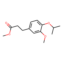 (3-Methoxy-4-isopropoxy-phenyl)-propionic acid, methyl ester