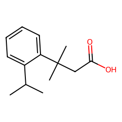 BUTYRIC ACID, 3-METHYL-3-[2-ISOPROPYLPHENYL]-