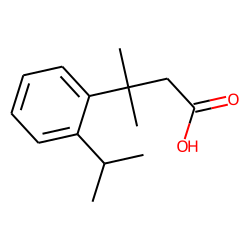 Butyric acid, 3-methyl-3-[2-isopropylphenyl]-