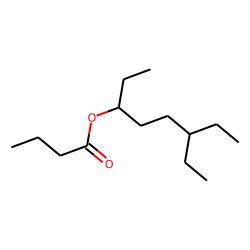 Butanoic acid, 6-ethyl-3-octyl ester