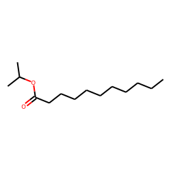 Undecanoic acid, 1-methylethyl ester