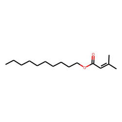 3-Methyl-2-butenoic acid, decyl ester