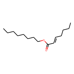 2-Heptenoic acid, octyl ester