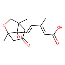 2,4-Pentadienoic acid, 5-(8-hydroxy-1,5-dimethyl-3-oxo-6-oxabicyclo[3.2.1]oct-8-yl)-3-methyl-, [1R-[1«alpha»,5«alpha»,8S*(2Z,4E)]]-
