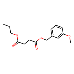 Succinic acid, 3-methoxybenzyl propyl ester