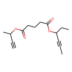 Glutaric acid, but-3-yn-2-yl hex-4-yn-3-yl ester