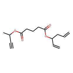 Glutaric acid, hexa-1,5-dien-3-yl but-3-yn-2-yl ester