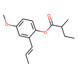 (E)-4-Methoxy-2-(prop-1-en-1-yl)phenyl 2-methylbutanoate