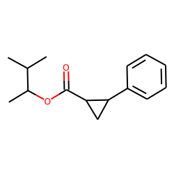 Cyclopropanecarboxylic acid, trans-2-phenyl-, 3-methylbut-2-yl ester