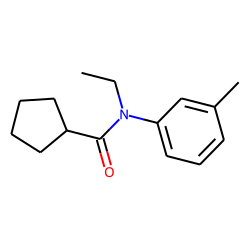 Cyclopentanecarboxamide, N-ethyl-N-(3-methylphenyl)-