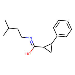 1-Cyclopropanecarboxamide, 2-phenyl-N-3-methylbutyl-