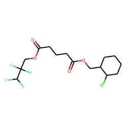 Glutaric acid, (2-chlorocyclohexyl)methyl 2,2,3,3-tetrafluoropropyl ester