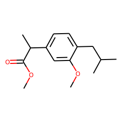 Ibuprofen, hydroxy, bis-methylated