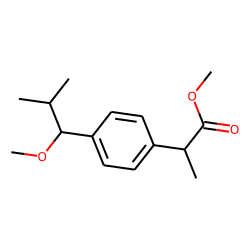 2-[4-(1-Hydroxy-2-methylpropyl)phenyl]propanoic acid, dimethyl