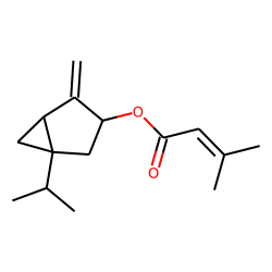 Sabinol, 3-methylbut-2-enoate