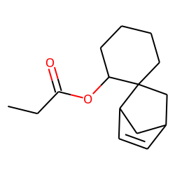 8,9,10-trinorborn-5-ene-2-spiro-1'-(2'-propionyloxycyclohexane)