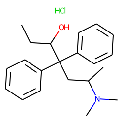 3-Heptanol, 6-dimethylamino-4,4-diphenyl-, hydrochloride