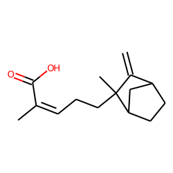 (E)-2-Methyl-5-((1S,2R,4R)-2-methyl-3-methylenebicyclo[2.2.1]heptan-2-yl)pent-2-enoic acid