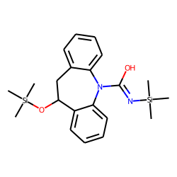 10,11-Dihydro-10-hydroxycarbamazepine, N-trimethylsilyl-, trimethylsilyl ether